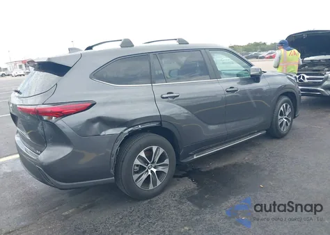 2023 Toyota Highlander Xle z USA, uszkodzony, nr VIN 5TDKDRAH7PS007556